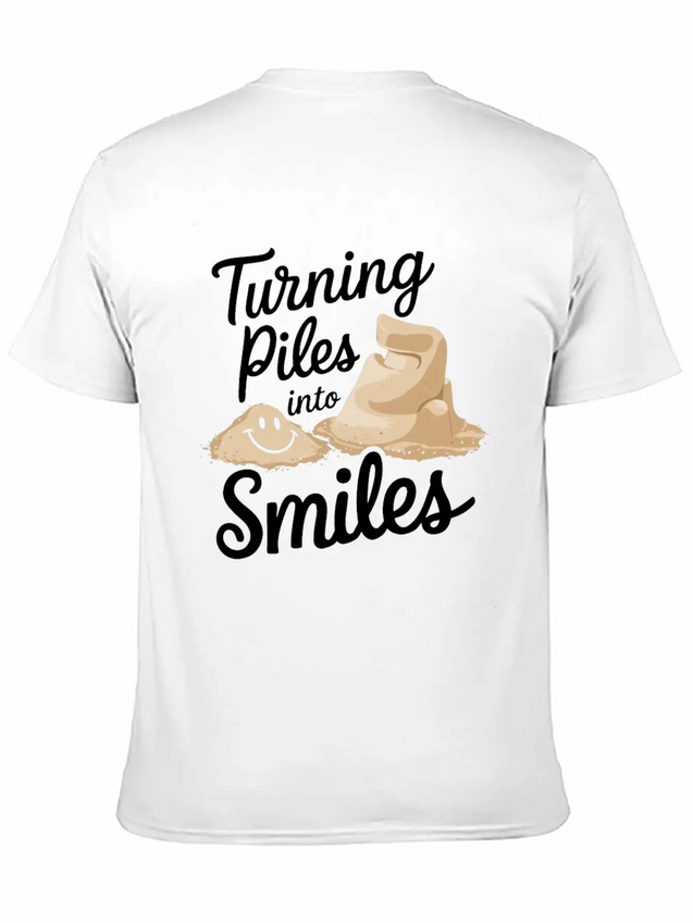 Masterpieces Of Sand Sculpting Art At Beach Lightweight Cotton T-Shirt – Daily Comfort Graphic Shirt