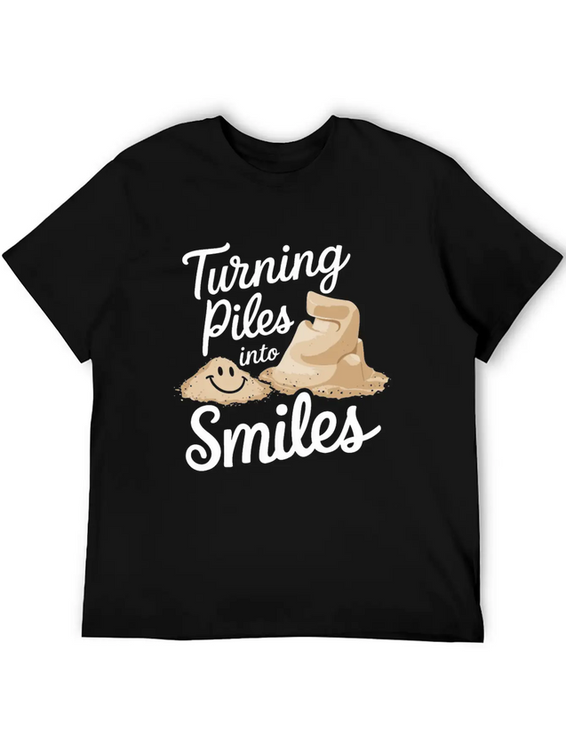 Masterpieces Of Sand Sculpting Art At Beach Lightweight Cotton T-Shirt – Daily Comfort Graphic Shirt