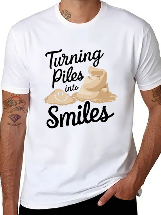 Masterpieces Of Sand Sculpting Art At Beach Lightweight Cotton T-Shirt – Daily Comfort Graphic Shirt
