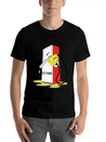 Men's Charcoal GetcreOctane Emote T-Shirt Lightweight Cotton T-Shirt – Daily Comfort Graphic Shirt