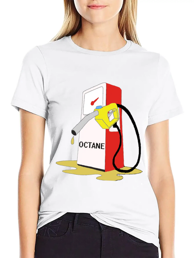 Men's Charcoal GetcreOctane Emote T-Shirt Lightweight Cotton T-Shirt – Daily Comfort Graphic Shirt