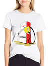 Men's Charcoal GetcreOctane Emote T-Shirt Lightweight Cotton T-Shirt – Daily Comfort Graphic Shirt