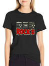 Mens Guitarist Birthday Guitar Chords "DAD Rock's" Lightweight Cotton T-Shirt – Daily Comfort Graphic Shirt