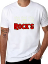 Mens Guitarist Birthday Guitar Chords "DAD Rock's" Lightweight Cotton T-Shirt – Daily Comfort Graphic Shirt