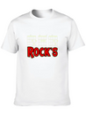 Mens Guitarist Birthday Guitar Chords "DAD Rock's" Lightweight Cotton T-Shirt – Daily Comfort Graphic Shirt