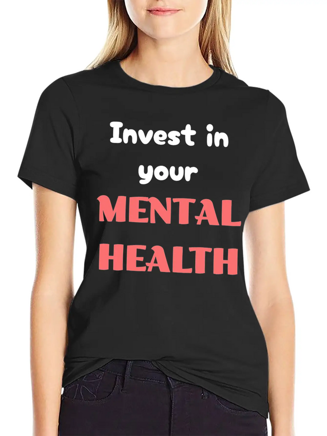 Mental Health Awareness Special Lightweight Cotton T-Shirt – Daily Comfort Graphic Shirt