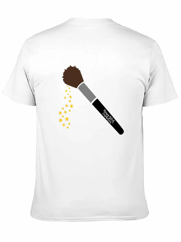 Messy Bitch Cosmetics™ Fairy Brush (Wand) Lightweight Cotton T-Shirt – Daily Comfort Graphic Shirt