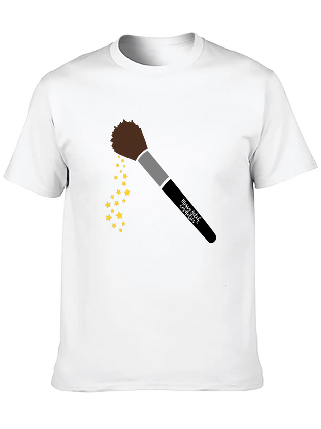 Messy Bitch Cosmetics™ Fairy Brush (Wand) Lightweight Cotton T-Shirt – Daily Comfort Graphic Shirt