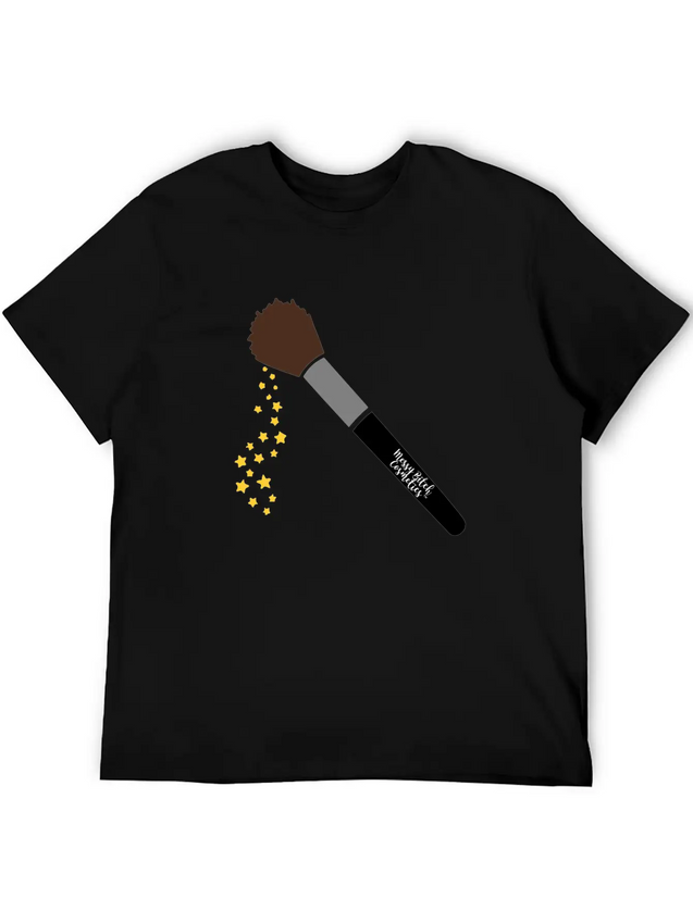 Messy Bitch Cosmetics™ Fairy Brush (Wand) Lightweight Cotton T-Shirt – Daily Comfort Graphic Shirt