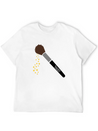 Messy Bitch Cosmetics™ Fairy Brush (Wand) Lightweight Cotton T-Shirt – Daily Comfort Graphic Shirt