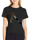 Messy Bitch Cosmetics™ Fairy Brush (Wand) Lightweight Cotton T-Shirt – Daily Comfort Graphic Shirt