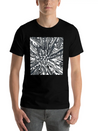 Metallic Bloom: Nature's Industrial Reflection Lightweight Cotton T-Shirt – Daily Comfort Graphic Shirt