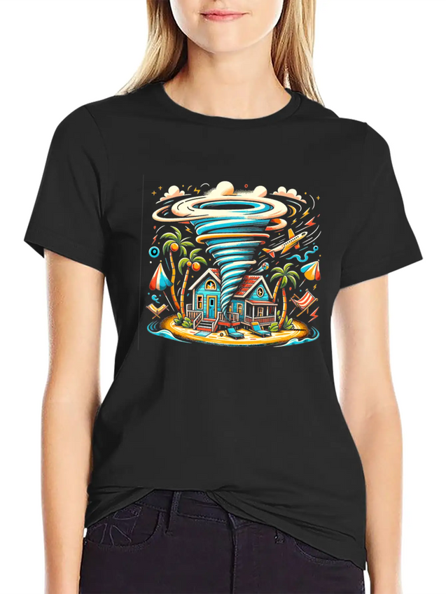 Meteorology Kids Tornado Storm Chasing Storm Fan Lightweight Cotton T-Shirt – Daily Comfort Graphic Shirt