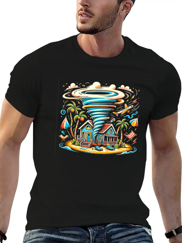 Meteorology Kids Tornado Storm Chasing Storm Fan Lightweight Cotton T-Shirt – Daily Comfort Graphic Shirt