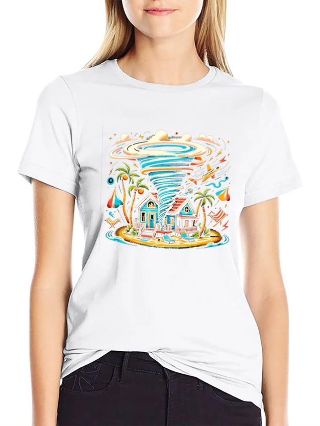 Meteorology Kids Tornado Storm Chasing Storm Fan Lightweight Cotton T-Shirt – Daily Comfort Graphic Shirt