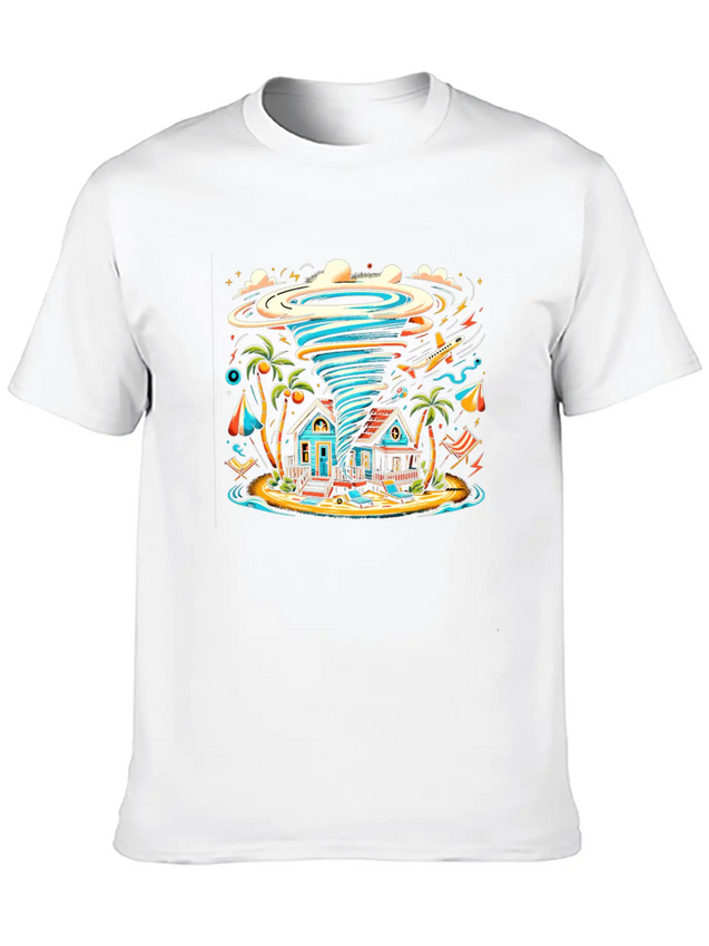 Meteorology Kids Tornado Storm Chasing Storm Fan Lightweight Cotton T-Shirt – Daily Comfort Graphic Shirt