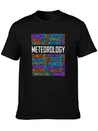 Meteorology Words Weather Forecast Meteorologist Lightweight Cotton T-Shirt – Daily Comfort Graphic Shirt