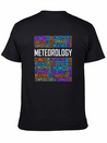 Meteorology Words Weather Forecast Meteorologist Lightweight Cotton T-Shirt – Daily Comfort Graphic Shirt