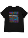 Meteorology Words Weather Forecast Meteorologist Lightweight Cotton T-Shirt – Daily Comfort Graphic Shirt