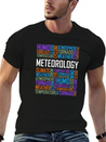 Meteorology Words Weather Forecast Meteorologist Lightweight Cotton T-Shirt – Daily Comfort Graphic Shirt