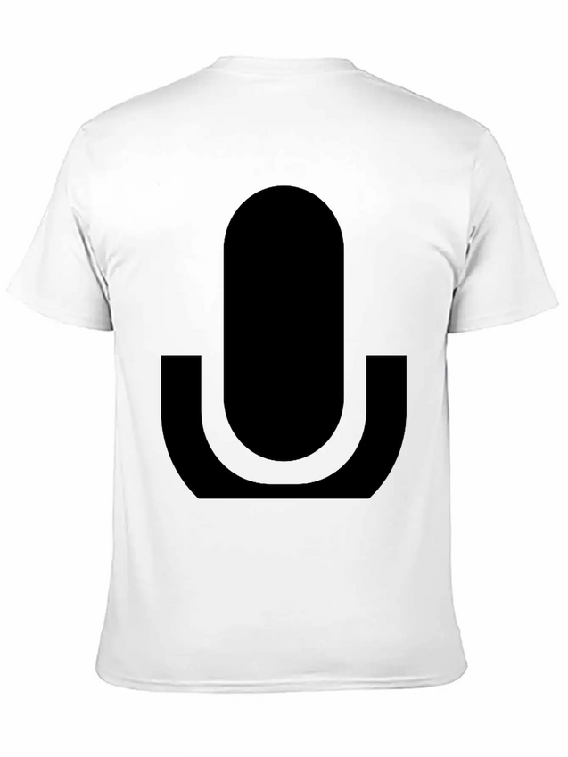 Microphone Lightweight Cotton T-Shirt – Daily Comfort Graphic Shirt