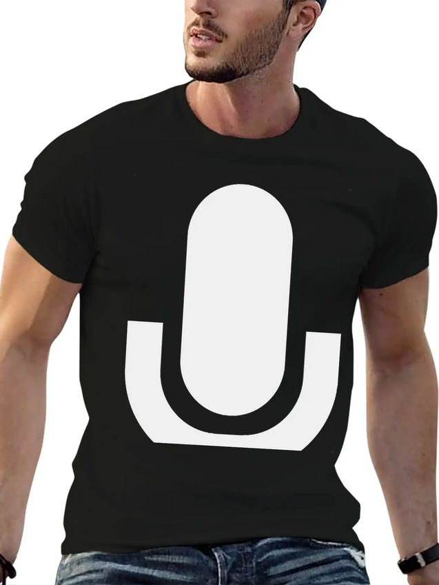 Microphone Lightweight Cotton T-Shirt – Daily Comfort Graphic Shirt