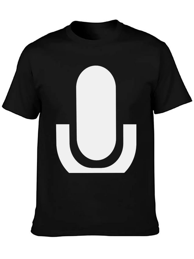 Microphone Lightweight Cotton T-Shirt – Daily Comfort Graphic Shirt