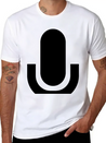 Microphone Lightweight Cotton T-Shirt – Daily Comfort Graphic Shirt