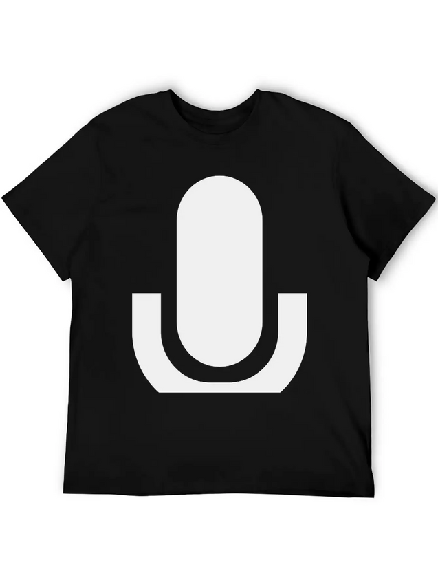 Microphone Lightweight Cotton T-Shirt – Daily Comfort Graphic Shirt