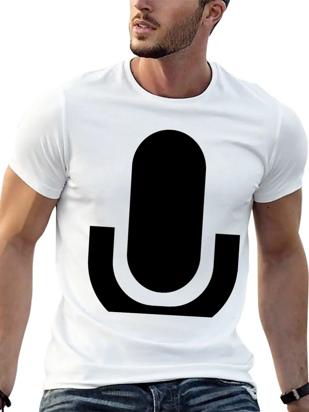 Microphone Lightweight Cotton T-Shirt – Daily Comfort Graphic Shirt