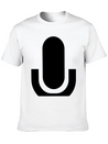 Microphone Lightweight Cotton T-Shirt – Daily Comfort Graphic Shirt