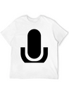Microphone Lightweight Cotton T-Shirt – Daily Comfort Graphic Shirt