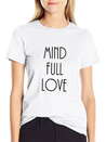 Mindful-mindfulllove Lightweight Cotton T-Shirt – Daily Comfort Graphic Shirt