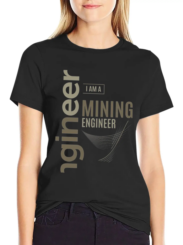 Mining Engineer Lightweight Cotton T-Shirt – Daily Comfort Graphic Shirt