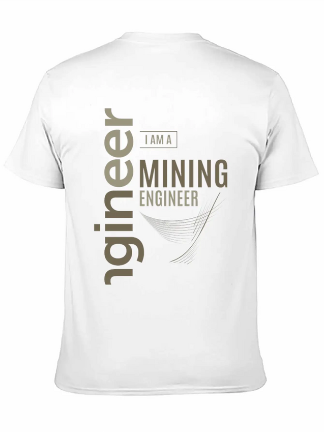 Mining Engineer Lightweight Cotton T-Shirt – Daily Comfort Graphic Shirt