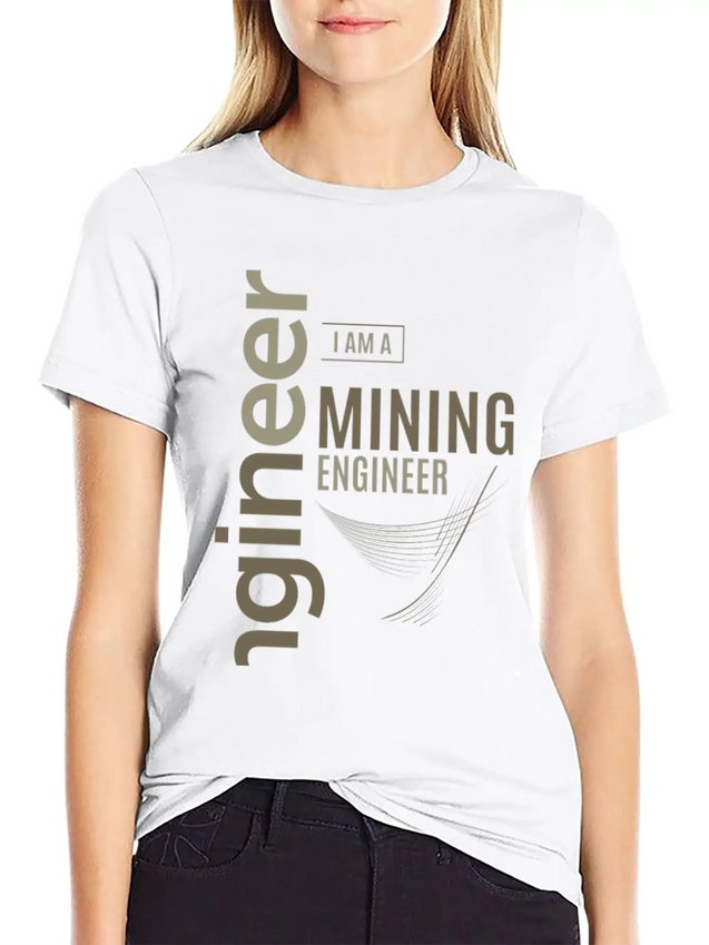 Mining Engineer Lightweight Cotton T-Shirt – Daily Comfort Graphic Shirt