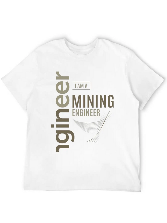 Mining Engineer Lightweight Cotton T-Shirt – Daily Comfort Graphic Shirt
