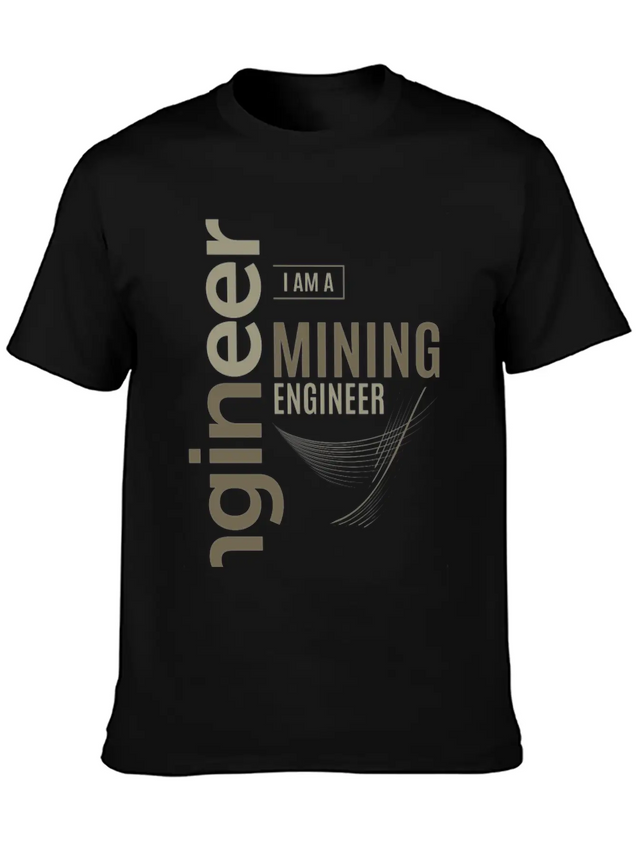 Mining Engineer Lightweight Cotton T-Shirt – Daily Comfort Graphic Shirt