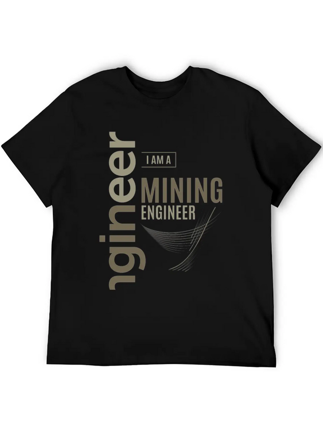 Mining Engineer Lightweight Cotton T-Shirt – Daily Comfort Graphic Shirt