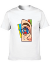 Miscellaneous Figurative Facade Lightweight Cotton T-Shirt – Daily Comfort Graphic Shirt