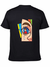 Miscellaneous Figurative Facade Lightweight Cotton T-Shirt – Daily Comfort Graphic Shirt