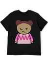 Mix And Match Character Lily Unhappy Front Lightweight Cotton T-Shirt – Daily Comfort Graphic Shirt