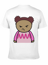 Mix And Match Character Lily Unhappy Front Lightweight Cotton T-Shirt – Daily Comfort Graphic Shirt