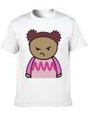 Mix And Match Character Lily Unhappy Front Lightweight Cotton T-Shirt – Daily Comfort Graphic Shirt