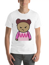 Mix And Match Character Lily Unhappy Front Lightweight Cotton T-Shirt – Daily Comfort Graphic Shirt
