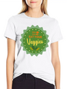 MJR 10 B Eatveggie Lightweight Cotton T-Shirt – Daily Comfort Graphic Shirt