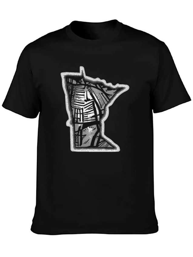 MN Urban Style Lightweight Cotton T-Shirt – Daily Comfort Graphic Shirt