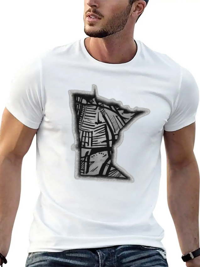 MN Urban Style Lightweight Cotton T-Shirt – Daily Comfort Graphic Shirt