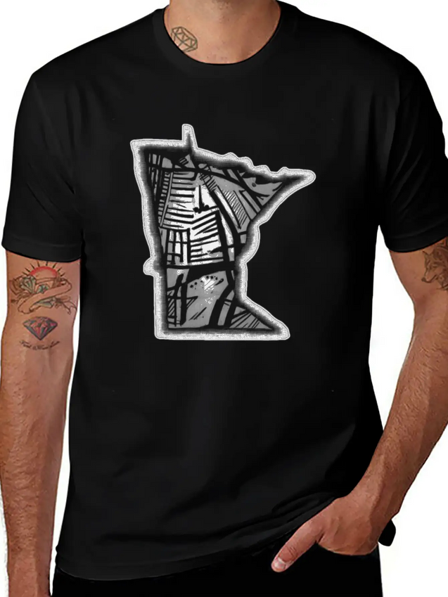 MN Urban Style Lightweight Cotton T-Shirt – Daily Comfort Graphic Shirt
