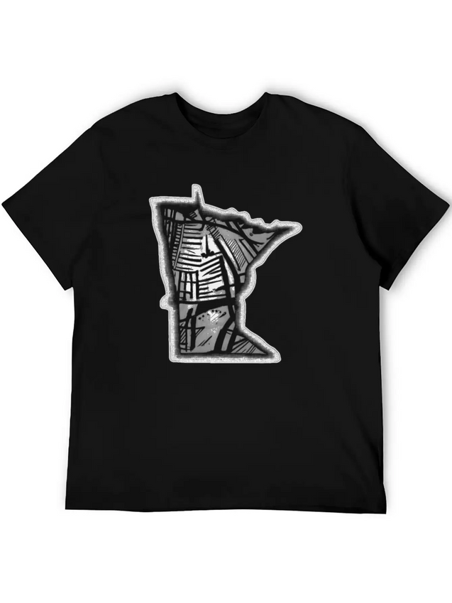 MN Urban Style Lightweight Cotton T-Shirt – Daily Comfort Graphic Shirt